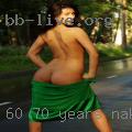 60-70 years naked woman