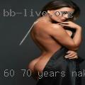 60-70 years naked woman